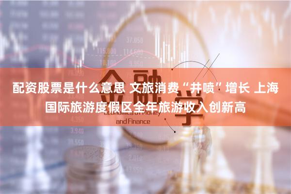 配资股票是什么意思 文旅消费“井喷”增长 上海国际旅游度假区全年旅游收入创新高