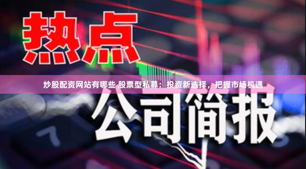 炒股配资网站有哪些 股票型私募：投资新选择，把握市场机遇
